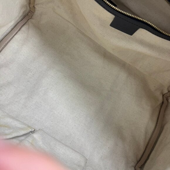 GUCCI Boston Navy Leather Satchel ccofb650-102525 - Picture 13 of 16
